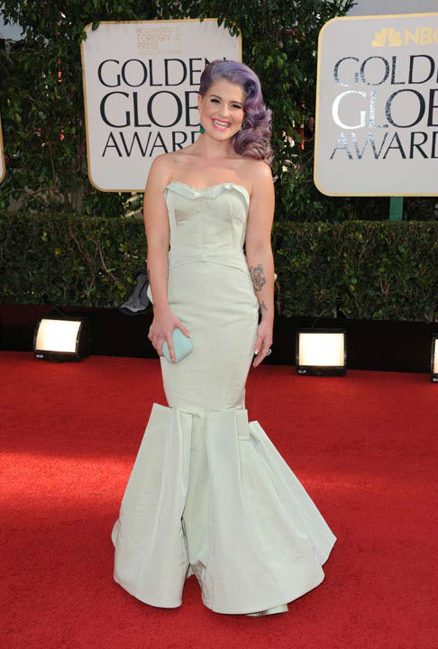 TV personality Kelly Osbourne arrives at the...