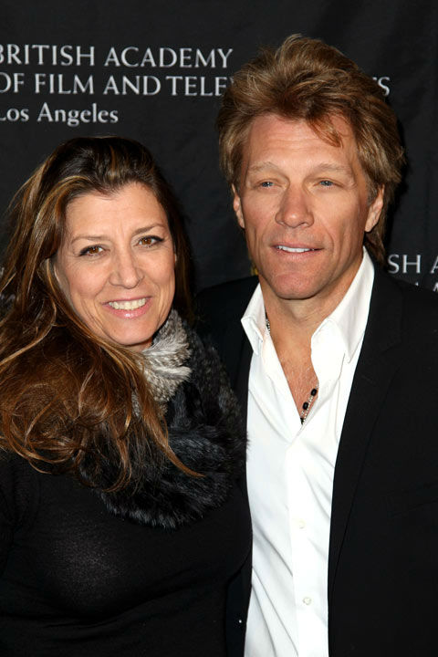 Jon Bon Jovi, right, and Dorothea Hurley arrive...