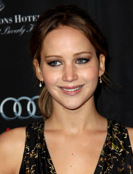 Jennifer Lawrence arrives at the BAFTA Awards...
