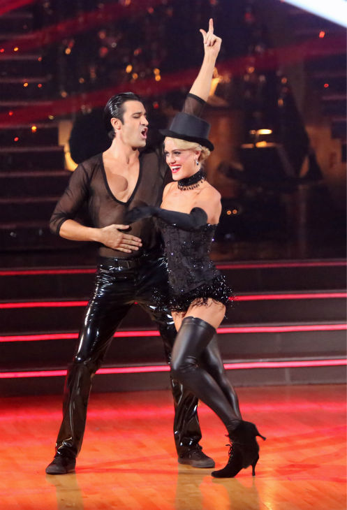 French actor Gilles Marini and his partner Peta...