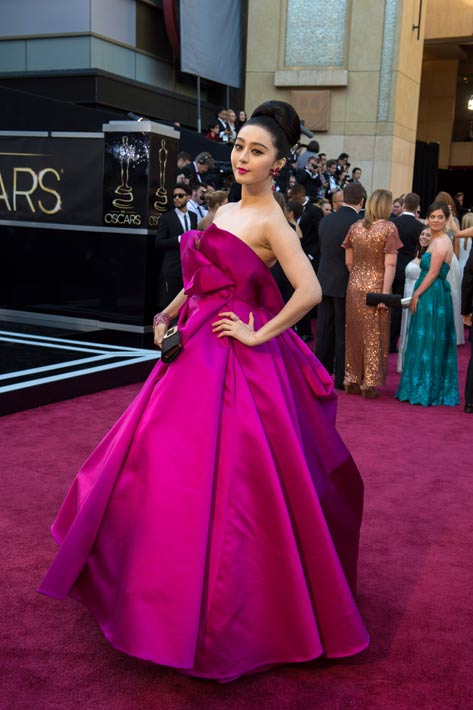 Actress Fan Bingbing arrives for The Oscars at...