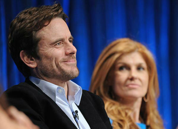 Photo of Charles Esten and Connie Britton taken...