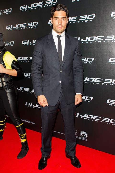 DJ Cotrona arrives at 'G.I.Joe: Retaliation'...