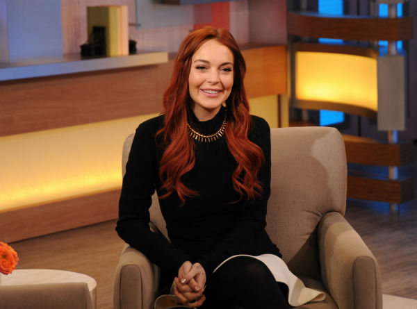 Lindsay Lohan appears on an episode of 'Good Morning America' that aired on the ABC Television Network on Nov. 16, 2012.