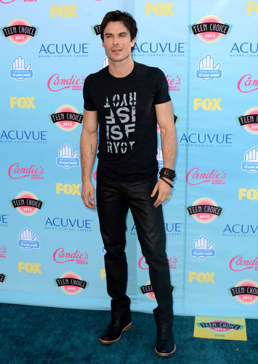 Ian Somerhalder arrives at the Teen Choice...