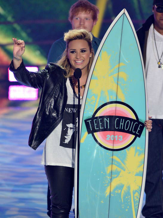 Demi Lovato accepts the choice female TV...