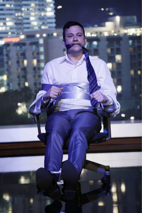 Jimmy Kimmel appears on a Matt Damon-hijacked...