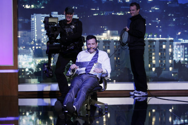 immy Kimmel appears on a Matt Damon-hijacked...