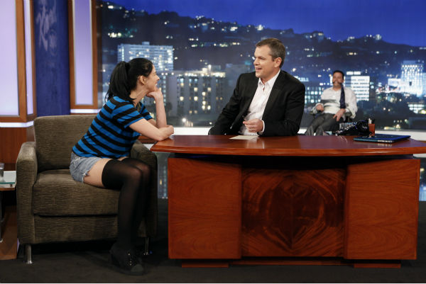 Matt Damon interviews Jimmy Kimmel's...