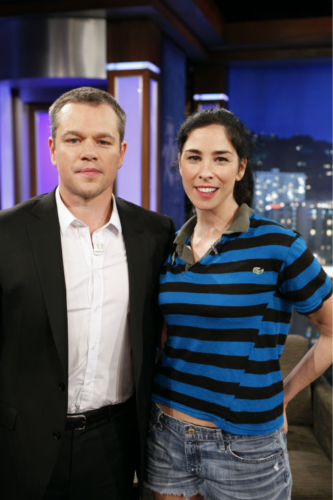 Matt Damon and Sarah Silverman appear on ABC's...