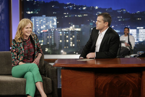 Matt Damon interviews Nicole Kidman on ABC's...