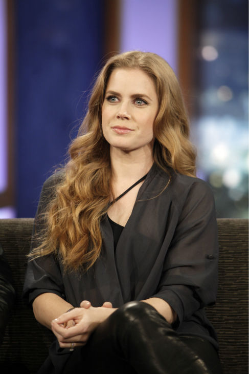 Amy Adams appears on ABC's 'Jimmy Kimmel Live!,'...