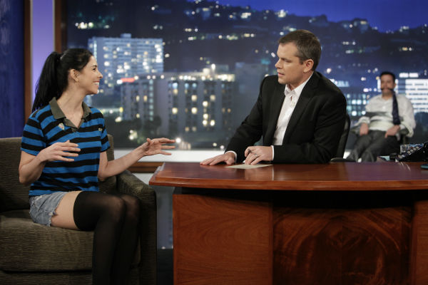 Matt Damon interviews Jimmy Kimmel's...