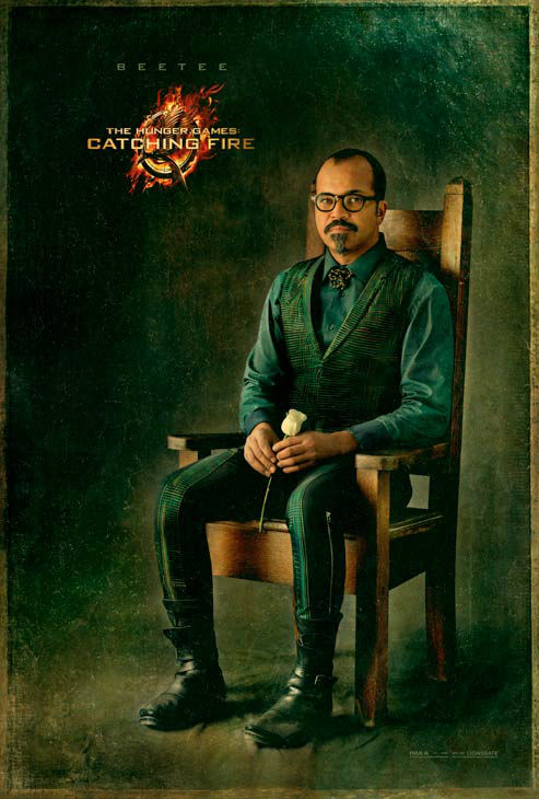 Jeffrey Wright poses as Beetee in 'The Capitol...