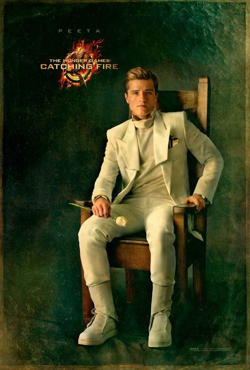 Josh Hutcherson poses as Peeta Mellark in 'The...