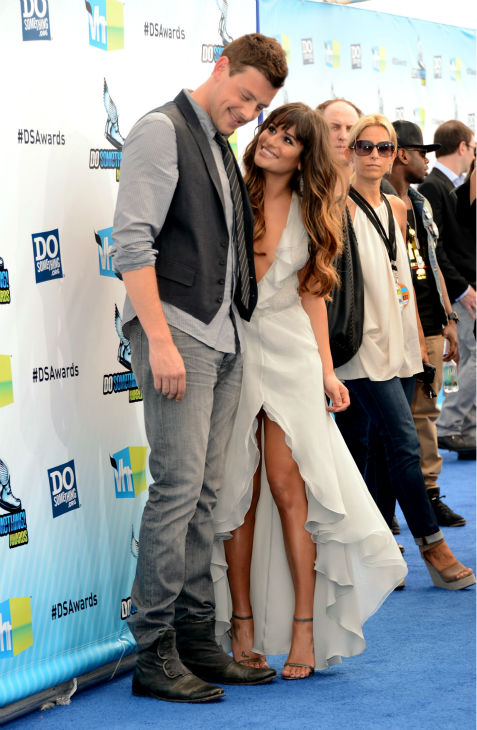 'Glee' actress Lea Michele  and actor Cory...