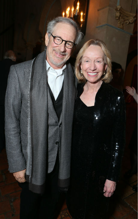 Director/producer Steven Spielberg and author...