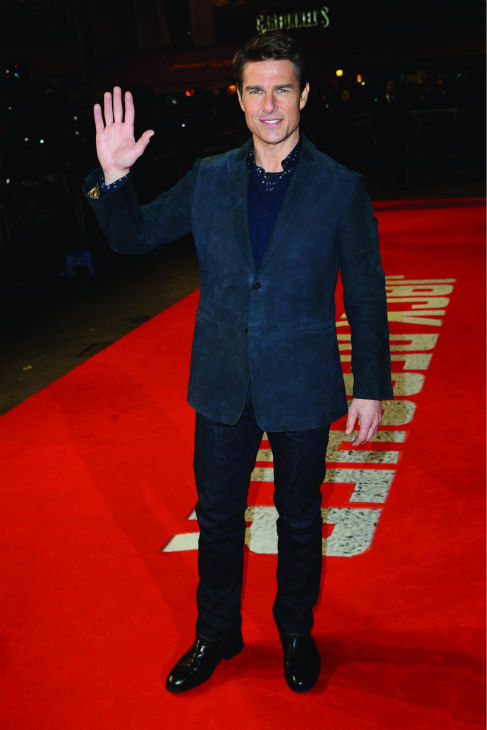 Tom Cruise attends the world premiere of 'Jack...