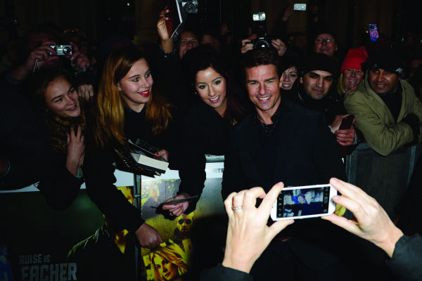 Tom Cruise attends the world premiere of 'Jack...