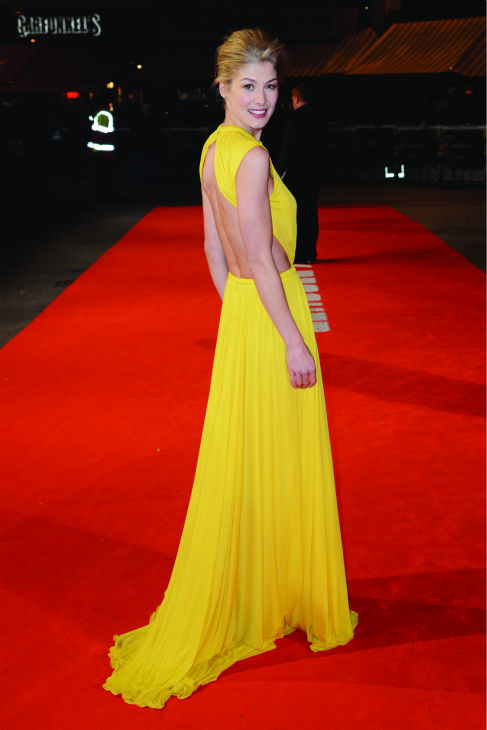 Rosamund Pike attends the world premiere of...