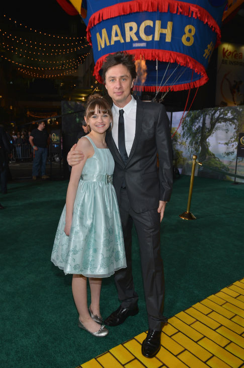 Joey King and Zach Braff attend Walt Disney...