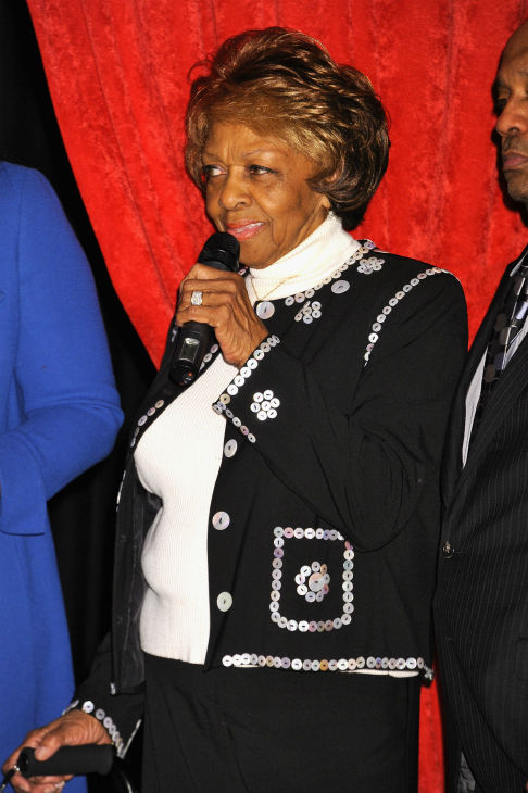 Cissy Houston attends Madame Tussauds' unveiling...