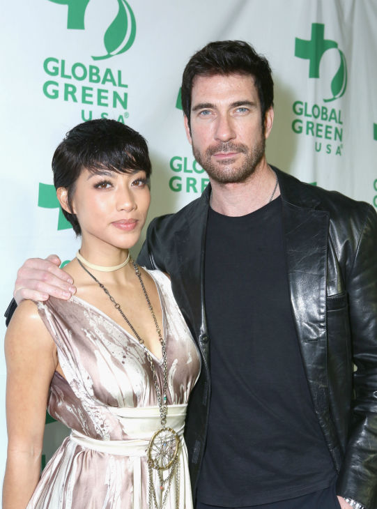 Shasi Wells (L) and boyfriend and actor Dylan...