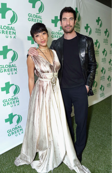 Shasi Wells (L) and boyfriend and actor Dylan...