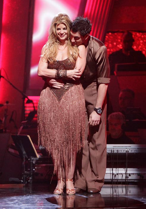 Kirstie Alley and her partner Maksim...