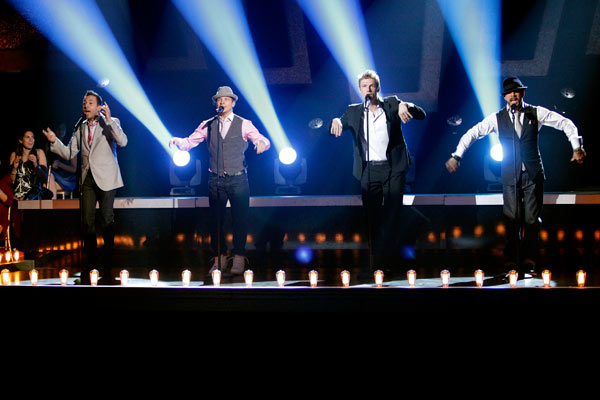 Special musical guests included pop icons New...