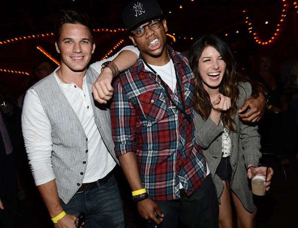 Matt Lanter, Tristan Wilds and Shenae Grimes are...