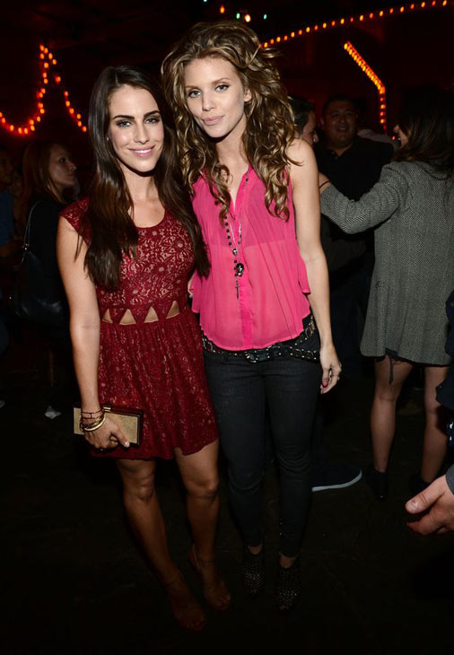Jessica Lowndes (left) and AnnaLynne Mccord are...