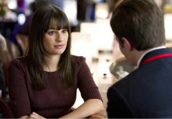 Lea Michele appears in a scene from 'Glee.'