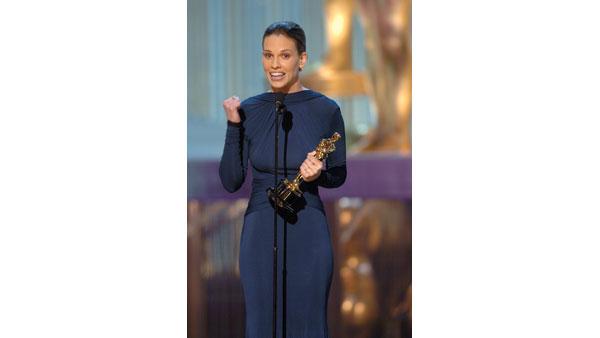 Best Leading Actress at the 2005 Oscars: Hilary Swank for 'Million Dollar Baby'