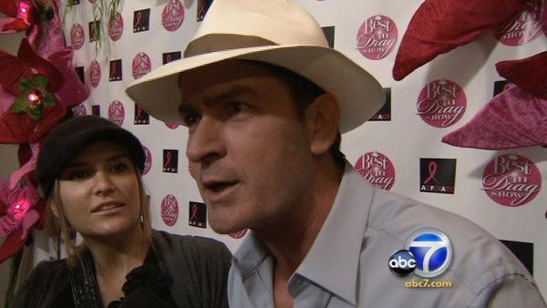 Charlie Sheen and Brooke Mueller talk to OnTheRedCarpet.com at the Best In Drag Show event in Los Angeles in February 2010. - Provided courtesy of KABC Charlie Sheen and Brooke Mueller talk to OnTheRedCarpet.com at the Best In Drag Show event in Los Angeles in February 2010. - Provided courtesy of KABC