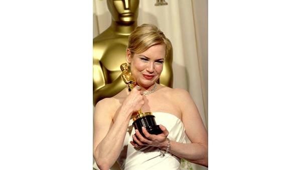 Renee Zellweger earned her first Academy Award in 2004 for her role as Ruby Thewes in the war drama 'Cold Mountain'. Zellweger stared alongside Jude Law and Academy Award winning actress Nicole Kidman in the Anthony Minghella directed film.