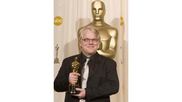 Best Leading Actor Philip Seymour Hoffman backstage during the 78th Annual Academy Awards at the Kodak Theatre in Hollywood, CA on Sunday, March 5, 2006.