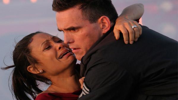 This undated photo provided by Lions Gate Films shows actors Thandie Newton, left, and Matt Dillon in a scene from 