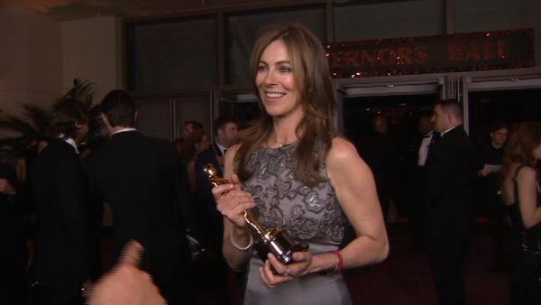 At the Governors Ball after the 2010 Academy Awards on March 7, 2010, Hurt Locker Oscar winning director Kathryn Bigelow told all female directors to never give up. - Provided courtesy of OTRC At the Governors Ball after the 2010 Academy Awards on March 7, 2010, Hurt Locker Oscar winning director Kathryn Bigelow told all female directors to never give up. - Provided courtesy of OTRC