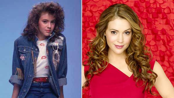 (Pictured: Alyssa Milano in a promotional photo for Whos the Boss. / Alyssa Milano in a promotional photo for Romantically Challenged.)) - Provided courtesy of Embassy Television / Columbia Pictures Television / ABC / Warner Bros. Television (Pictured: Alyssa Milano in a promotional photo for Whos the Boss. / Alyssa Milano in a promotional photo for Romantically Challenged.)) - Provided courtesy of Embassy Television / Columbia Pictures Television / ABC / Warner Bros. Television