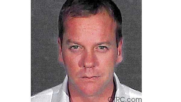 Keifer Sutherland arrest photo