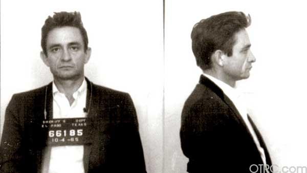 Johnny Cash arrest photo
