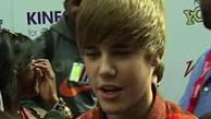 Justin Bieber speaks to OnTheRedCarpet.com and other outlets in October 2010 about his new acoustic album and biopic. - Provided courtesy of KABC