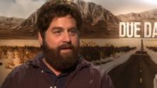 Zach Galifianakis speaks to OnTheRedCarpet.com in November 2010 about his new film Due Date with Robert Downey Jr. - Provided courtesy of OTRC