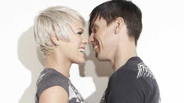 Pink and Carey Hart appear in an undated 2010 photo posted on her Twitter page. - Provided courtesy of twitter.com/PINK