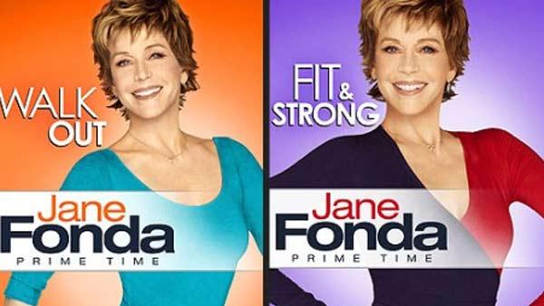Jane Fonda appears on the cover of her Prime Time fitness DVDs, due in November 2010. - Provided courtesy of Lionsgate Home Entertainment Jane Fonda appears on the cover of her Prime Time fitness DVDs, due in November 2010. - Provided courtesy of Lionsgate Home Entertainment