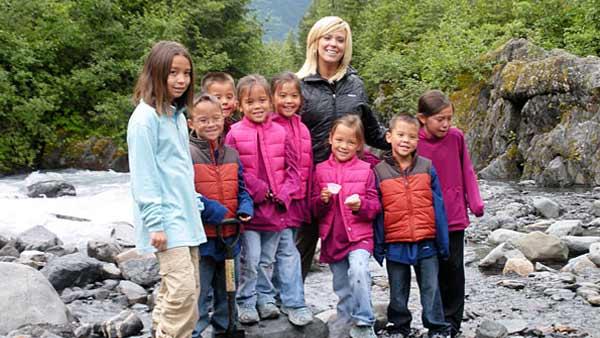 Kate Gosselin and her children in Alaska in October 2010. - Provided courtesy of TLC Kate Gosselin and her children in Alaska in October 2010. - Provided courtesy of TLC