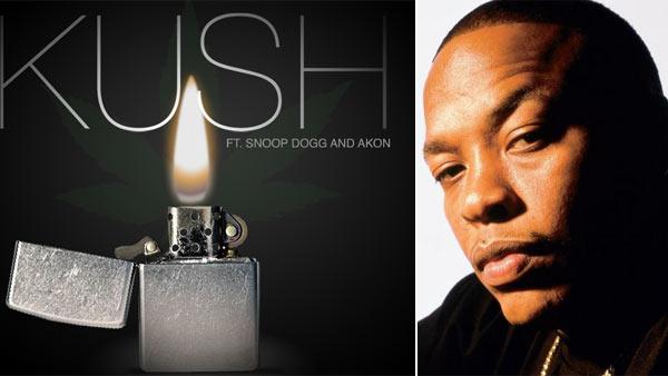 The single cover of Dr. Dres new single Kush, featuring Snoop Dogg and Akon. / Dr. Dre is pictured in an undated photo posted on his MySpace page. - Provided courtesy of dredre.com / myspace.com/drdre The single cover of Dr. Dres new single Kush, featuring Snoop Dogg and Akon. / Dr. Dre is pictured in an undated photo posted on his MySpace page. - Provided courtesy of dredre.com / myspace.com/drdre