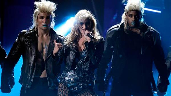Ke$ha performing at the American Music Awards - Provided courtesy of AP / AP Photo/ Matt Sayles Ke$ha performing at the American Music Awards - Provided courtesy of AP / AP Photo/ Matt Sayles