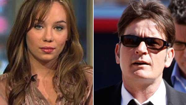 (Right) Capri Anderson appears on ABCs Good Morning America on Monday, Nov. 22, 2010. (Left) Actor Charlie Sheen enters Pitkin County Courthouse in Aspen, Colo., on Monday, March 15, 2010. - Provided courtesy of ABC / David Zalubowski (Right) Capri Anderson appears on ABCs Good Morning America on Monday, Nov. 22, 2010. (Left) Actor Charlie Sheen enters Pitkin County Courthouse in Aspen, Colo., on Monday, March 15, 2010. - Provided courtesy of ABC / David Zalubowski